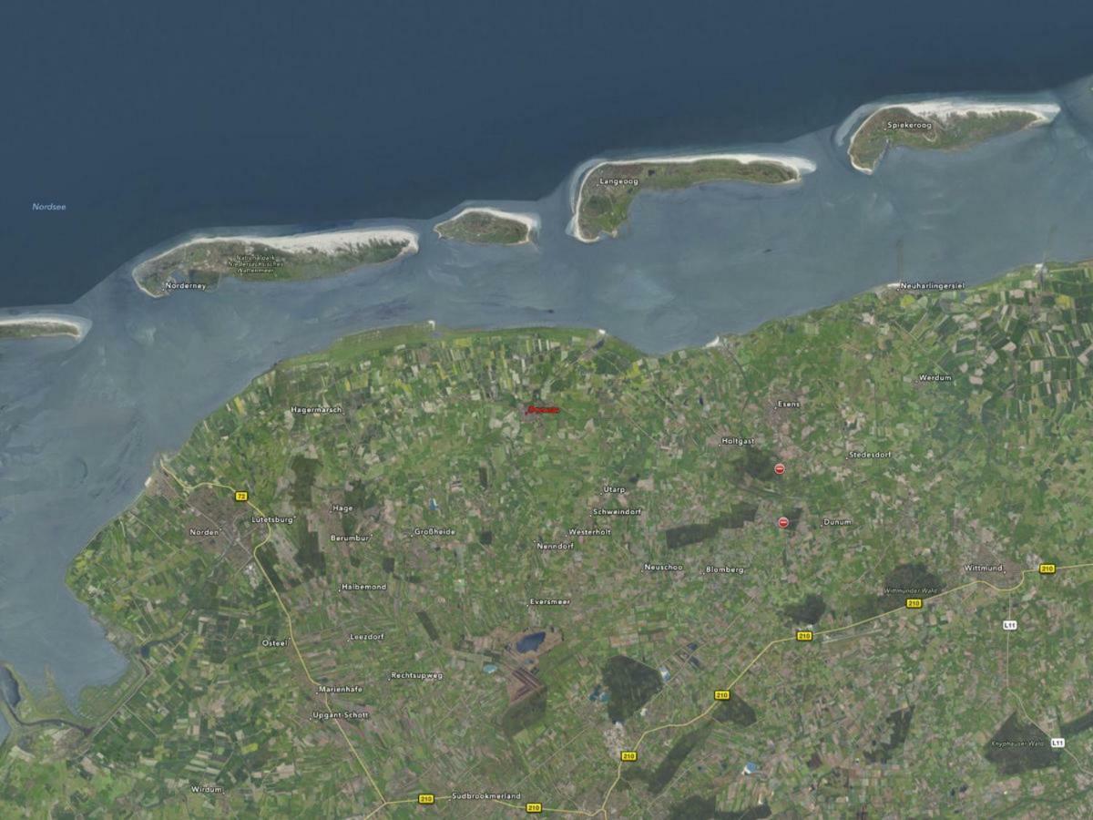 Ferienwohnung Kornew Dornum Bagian luar foto